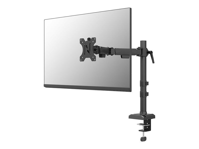 Neomounts DS60-600BL1 - Befestigungskit (Monitorarm, Kabeldurchführungsklemme)Voll beweglich - für Monitor - Stahl - Schwarz - Bildschirmgröße: 25.4-81.3 cm (10"-32") - Tischmontage
