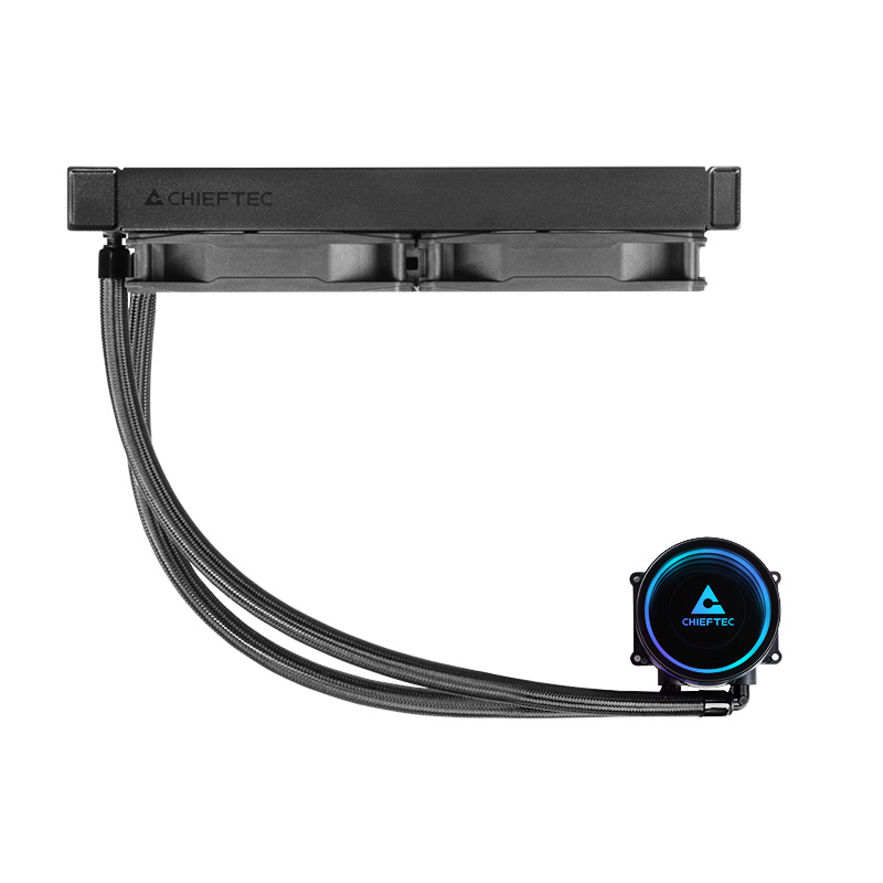 Chieftec Iceberg 240 - Prozessor-Flüssigkeitskühlsystem - Kühlergröße: 240 mm - (für: LGA1150, LGA1151, LGA1155, LGA1156, LGA1200, LGA1700, LGA1851, AM2, AM2+, AM3+, AM4, AM5, FM1, FM2, FM2+)Kupfer -