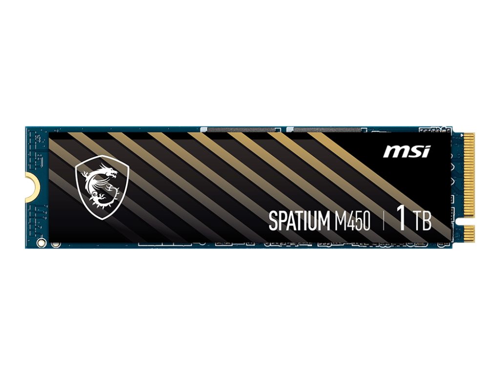 MSI SPATIUM M450 - SSD - 1 TB - intern - M.2 2280 - PCIe 4.0 x4 (NVMe)MSI