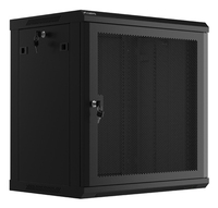 Lanberg Schrank Netzwerkschrank - geeignet für Wandmontage - Schwarz, RAL 9004 - 12U - 48.3 cm (19") 12 HE
