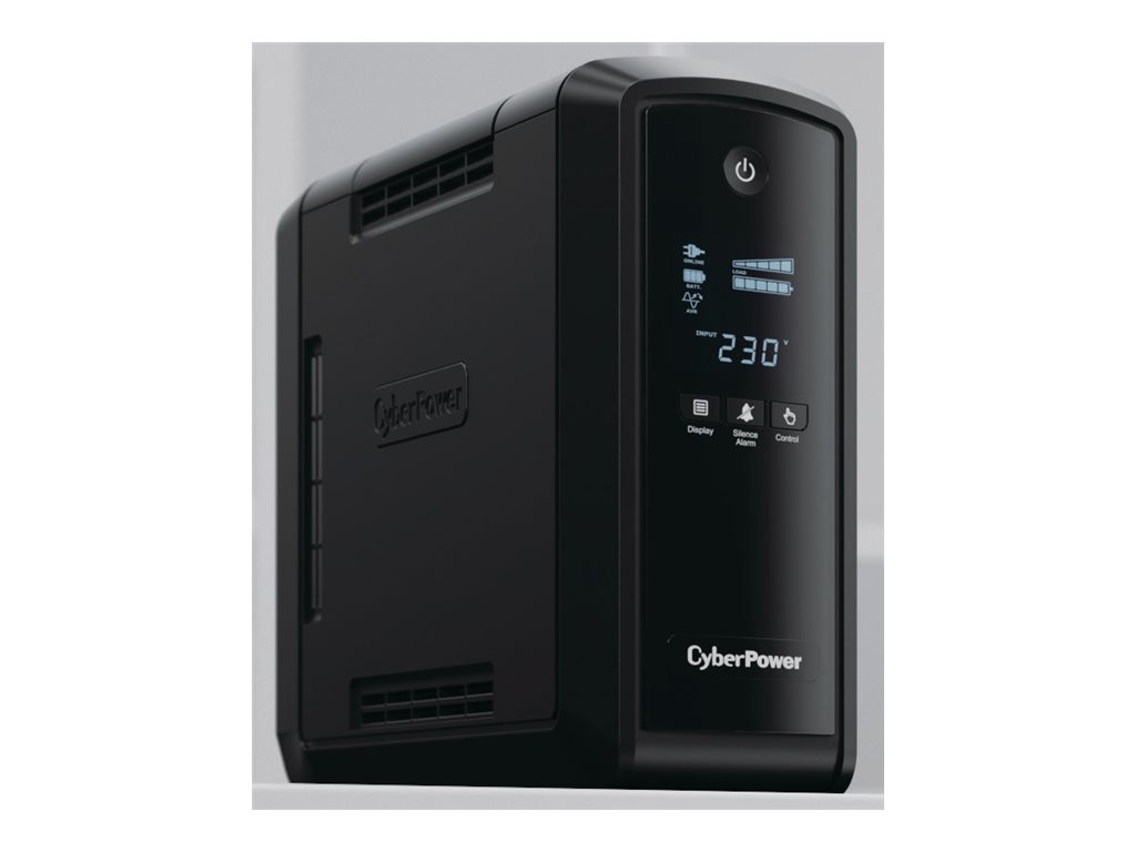 CyberPower Systems CyberPower PFC Sinewave Series CP900EIPFCLCDUSV - Wechselstrom 220/230/240 V - 540 Watt - 900 VA - 9 Ah - USB - Ausgangsanschlüsse: 6 - aktive PFC