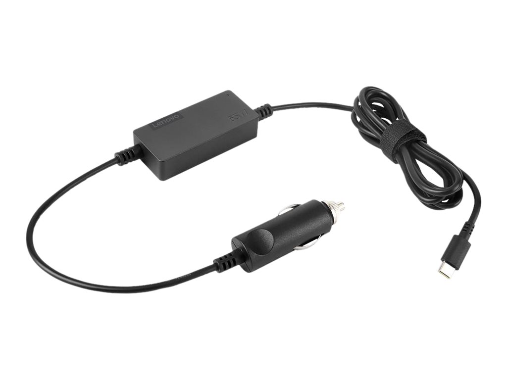 Lenovo 65W USB-C DC Travel Adapter - Auto-NetzteilDC 12 / 24 V - 65 Watt - Campus - für ThinkPad X1 Yoga Gen 8 21HQ