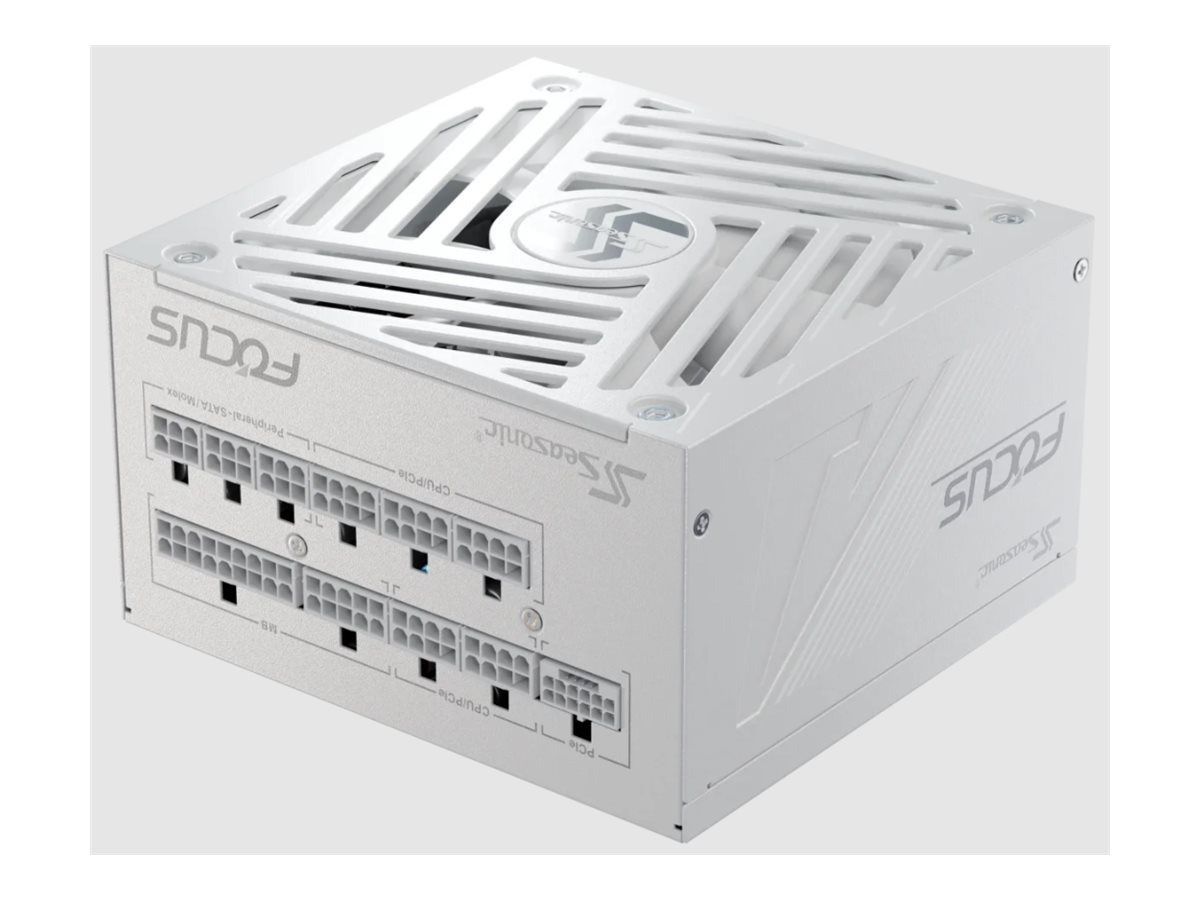 Seasonic FOCUS GX White ATX 3 (2024) 1000 - Netzteil (intern)ATX12V 3.1/ EPS12V - 80 PLUS Gold - Wechselstrom 100-240 V - 1000 Watt - weiß