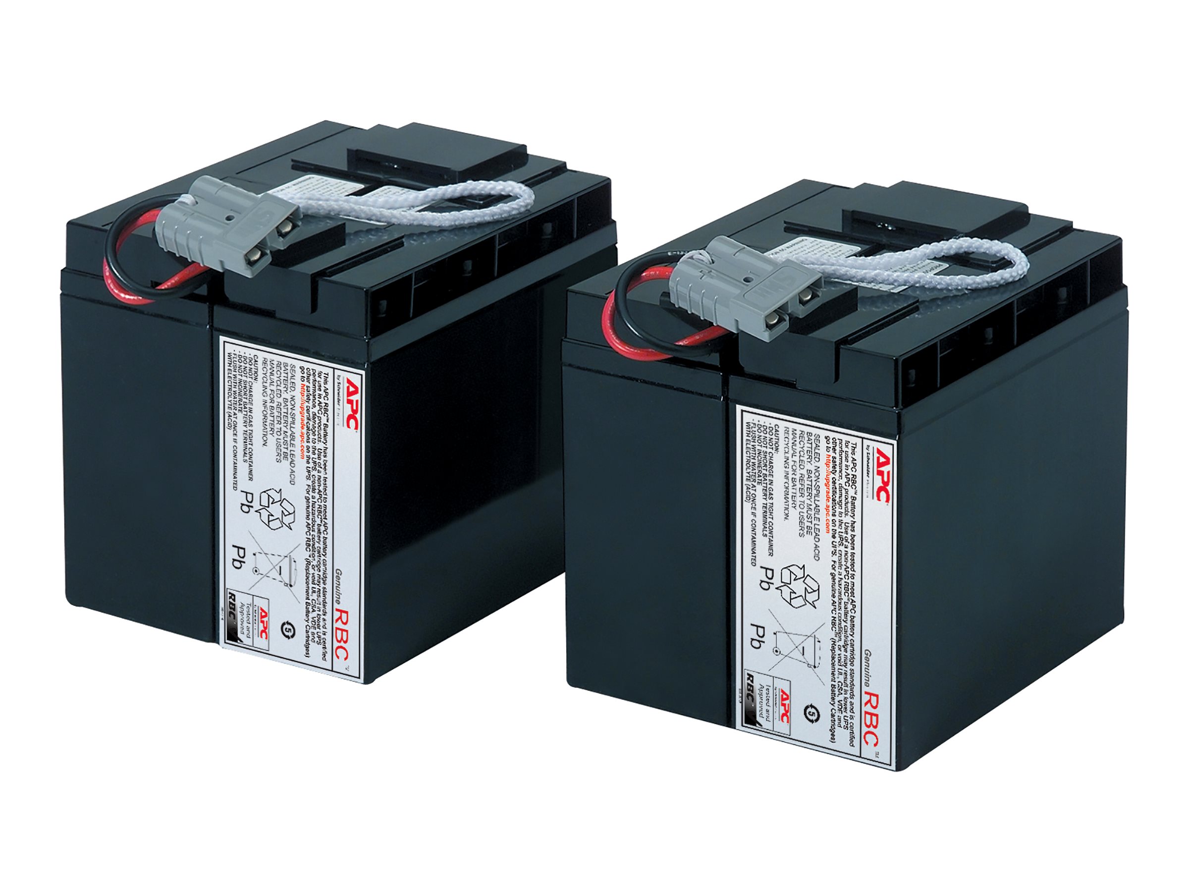 APC Replacement Battery Cartridge #55 - USV-AkkuBleisäure - 2 Zellen - Schwarz - für P/N: SMT2200C - SMT2200I-AR - SMT2200IC - SMT3000C - SMT3000I-AR - SMT3000IC - SUA3000I-IN