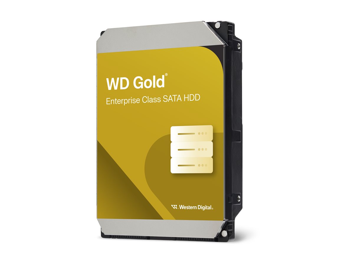 WD Gold WD122KRYZ - Festplatte - Enterprise - 12 TB - intern - 3.5" (8.9 cm)SATA 6Gb/s - 7200 rpm - Puffer: 512 MB