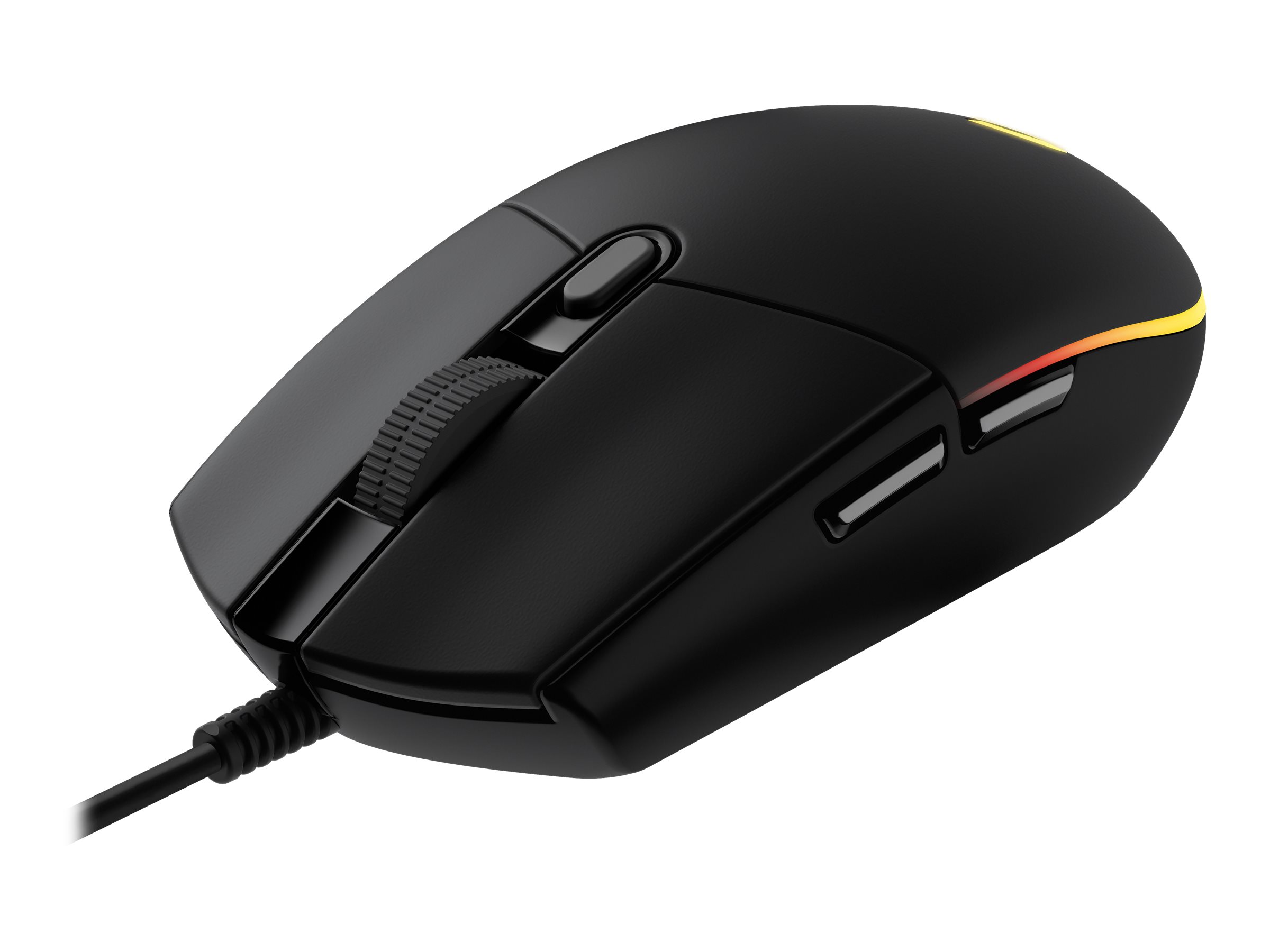Logitech Gaming Mouse G203 LIGHTSYNC - Mausoptisch - 6 Tasten - kabelgebunden - USB - Schwarz