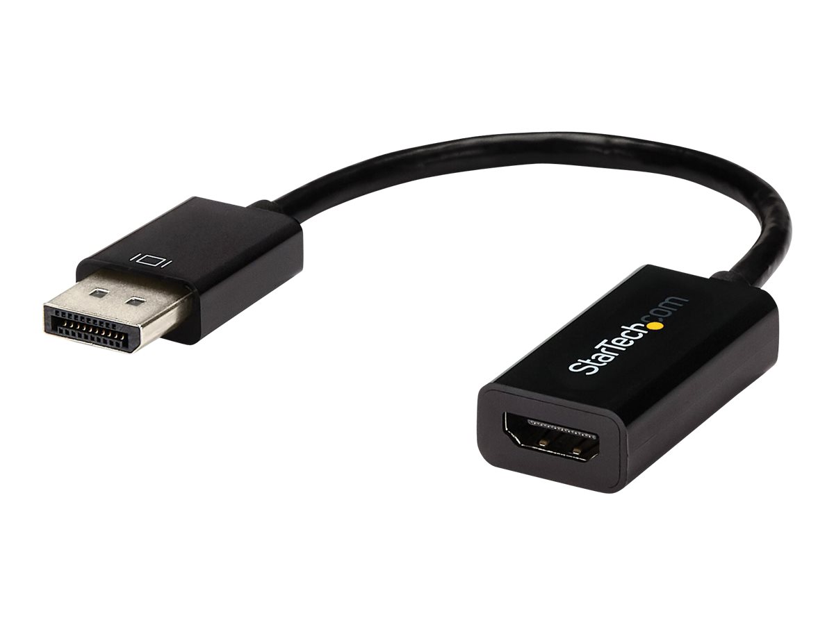 StarTech.com DisplayPort auf HDMI 4k @ 30Hz AdapterDP 1.2 zu HDMI Video und Audio aktiv Konverter 1080p @ 60Hz für Computer / Laptop - Videokonverter - DisplayPort - HDMI - für P/N: DKM30CHDPD - DKM30