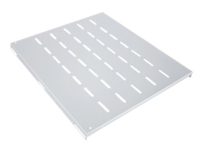 Intellinet 19" Fixed Shelf, 1U, 345mm Depth, Max 100kg, Grey - Rack - Regal - Grau, RAL 7035 - 1U - 48.3 cm (19")19" Fachboden zur Festmontage - 1 HE - 345 mm Tiefe - grau