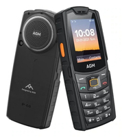 AGM Mobile AGM M6, Balken, Dual-SIM, 6,1 cm (2.4"), 0,3 MP, 2500 mAh, Schwarz