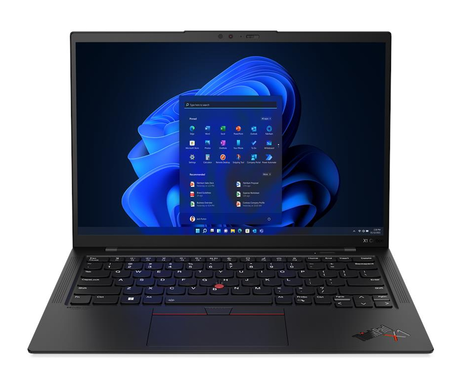Tier1 Asset T1A Lenovo ThinkPad X1 Carbon Gen 10 Refurbished, Intel® Core™ i7, 35,6 cm (14"), 16 GB, 1 TB, Windows 11 Pro, Schwarz