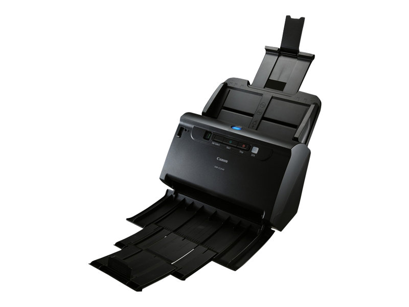 Canon imageFORMULA DR-C240 - Dokumentenscanner - CMOS / CIS - Duplex - Legal - 600 dpi x 600 dpi - bis zu 45 Seiten/Min. (einfarbig)bis zu 30 Seiten/Min. (Farbe) - automatischer Dokumenteneinzug (60 B