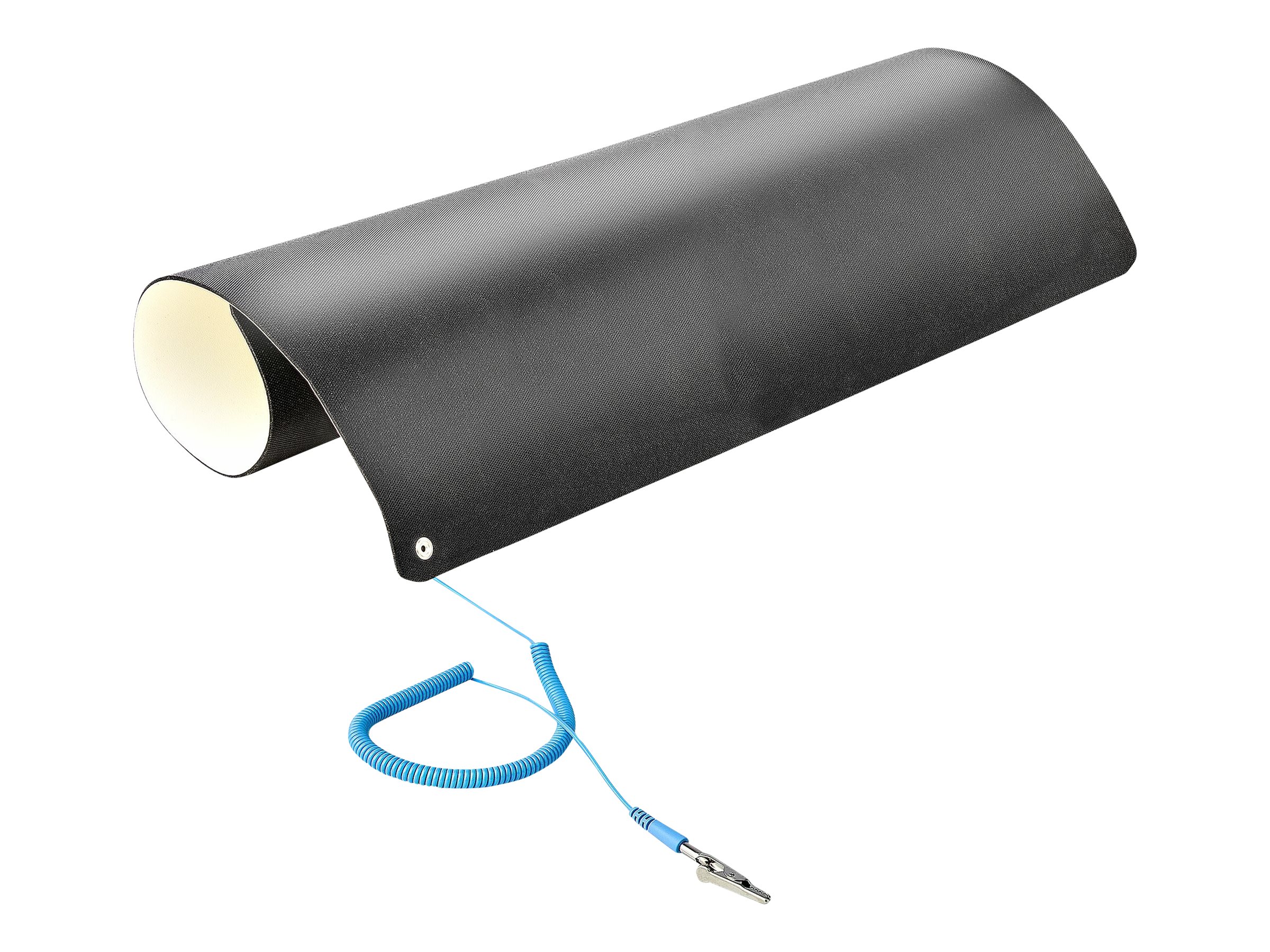 StarTech.com 23x47in Anti Static Mat, ESD Mat for Electronics Repair, Anti Static Desk Mat w/Detachable Grounding Wire, ANSI/ESD S 4.1 Compliant, Flexible Thermoplastic Work Mat/Pad - Suitable for Tab