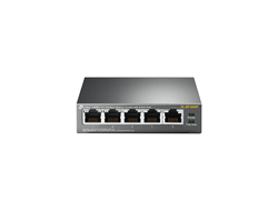 TP-LINK TL-SF1005P - Switch - unmanaged - 5 x 10/100 (4 PoE)Desktop - PoE (58 W)