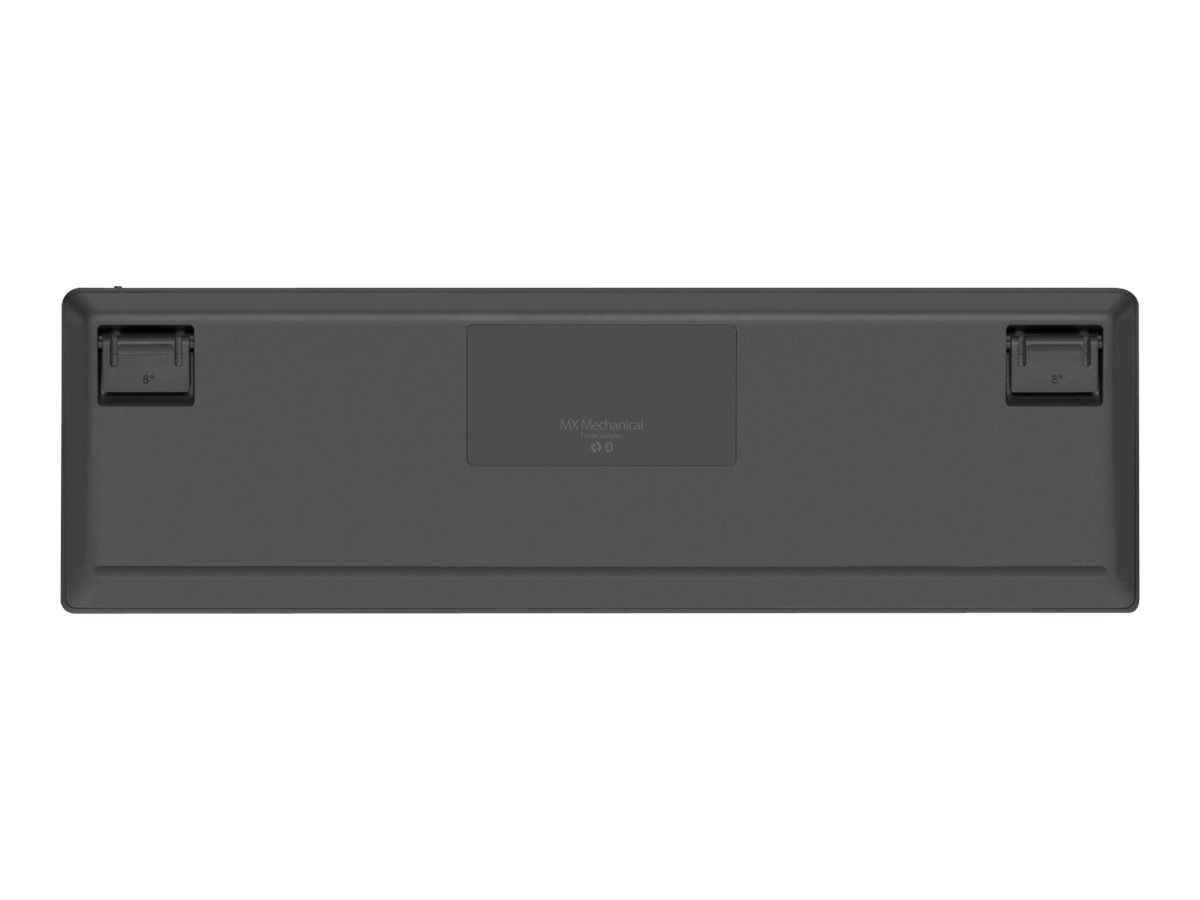 Logitech Master Series MX Mechanical Mini - Tastaturhinterleuchtet - kabellos - Bluetooth LE - QWERTZ - Deutsch - Tastenschalter: Taktile ruhig - Graphite