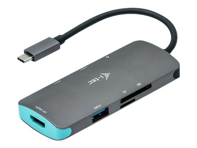 i-tec USB-C Metal Nano Dock 4K HDMI + Power DeliveryDockingstation - USB-C 3.1 - HDMI