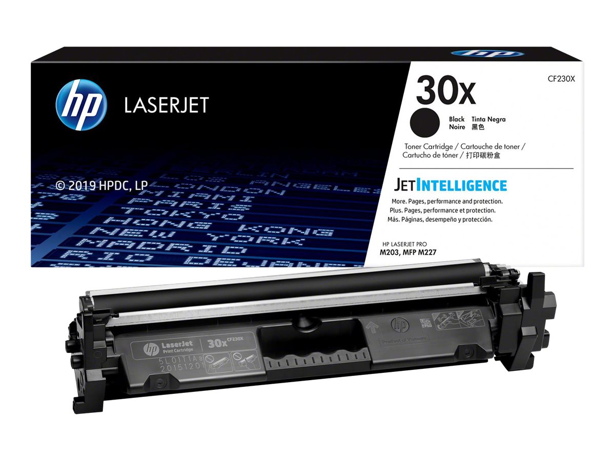 HP 30X - Schwarz - original - LaserJet - Tonerpatrone (CF230X)für LaserJet Pro M203d - M203dn - M203dw - MFP M227fdn - MFP M227fdw - MFP M227sdn