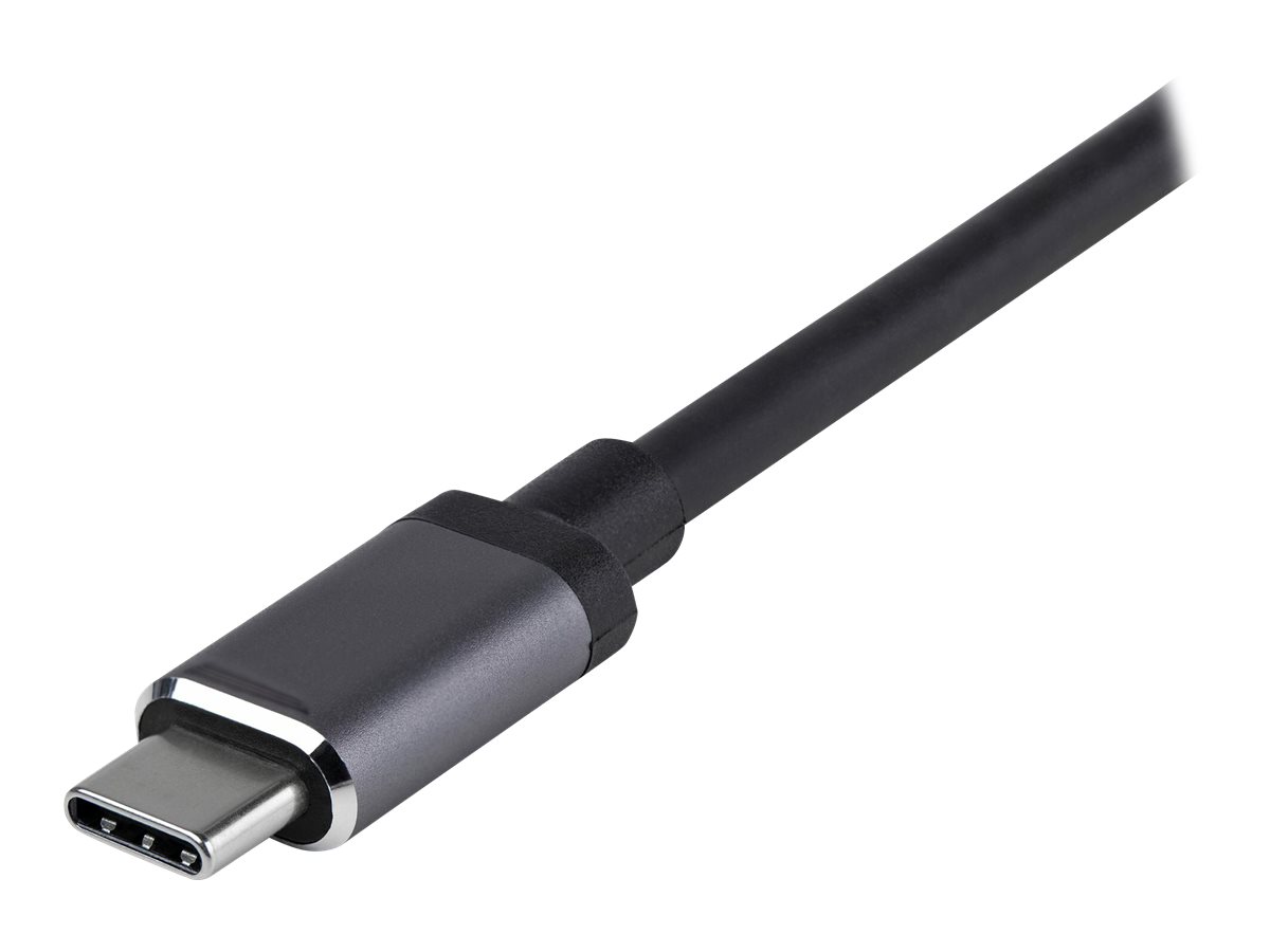 StarTech.com USB-C Multiport Adapter - USB-C auf HDMI oder Mini DisplayPort 4K 60Hz, 100W Power Delivery Pass-Through, 4-Port 10 Gbit/s USB Hub - USB Typ-C Mini Dock - 30cm Kabel (DKT31CMDPHPD)Docking