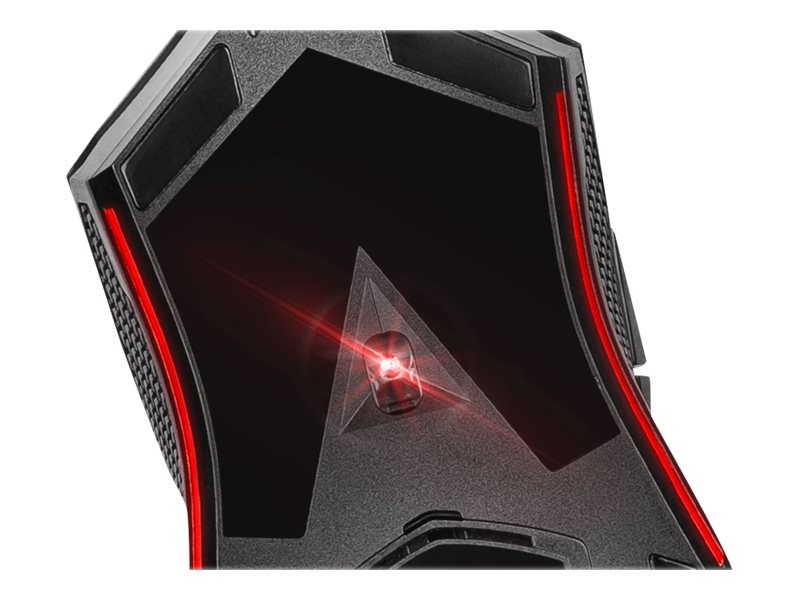 MSI Clutch GM08 - Maus - rechts- und linkshändigoptisch - 6 Tasten - kabelgebunden - USB - Schwarz