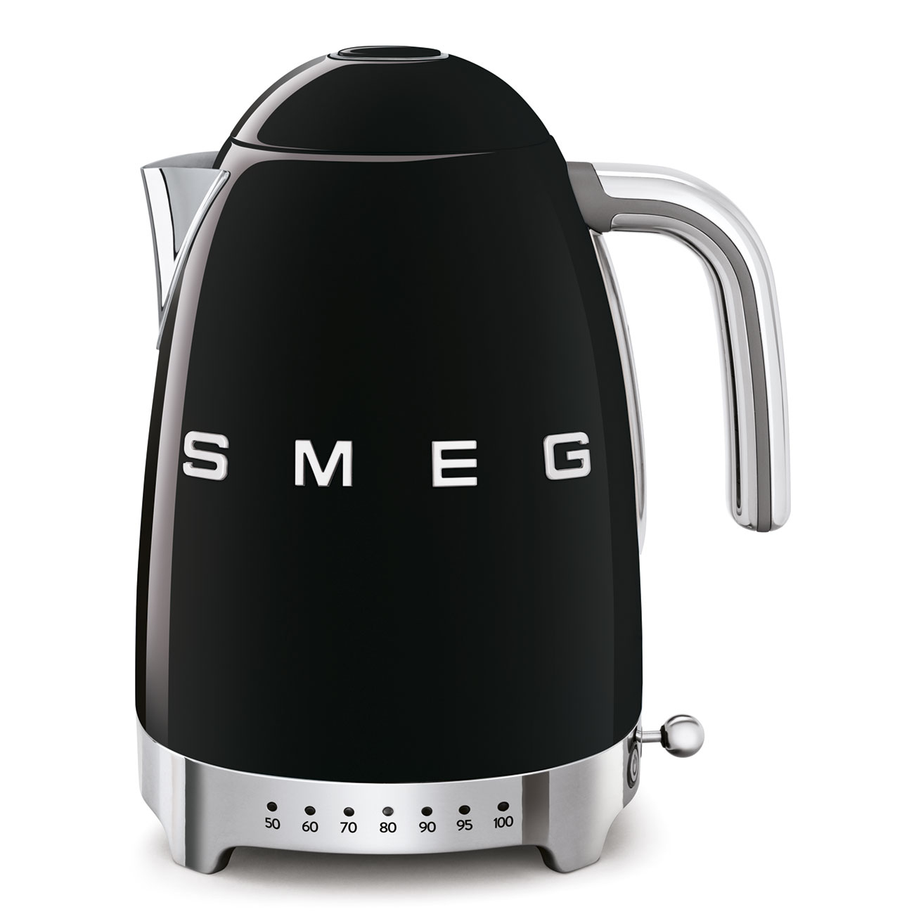 SMEG KLF04BLEU, 1,7 l, 2400 W, Schwarz, Edelstahl, Regelbare Temperatur, Wasserstandsanzeigeelectric kettle KLF04BLEU (Black)