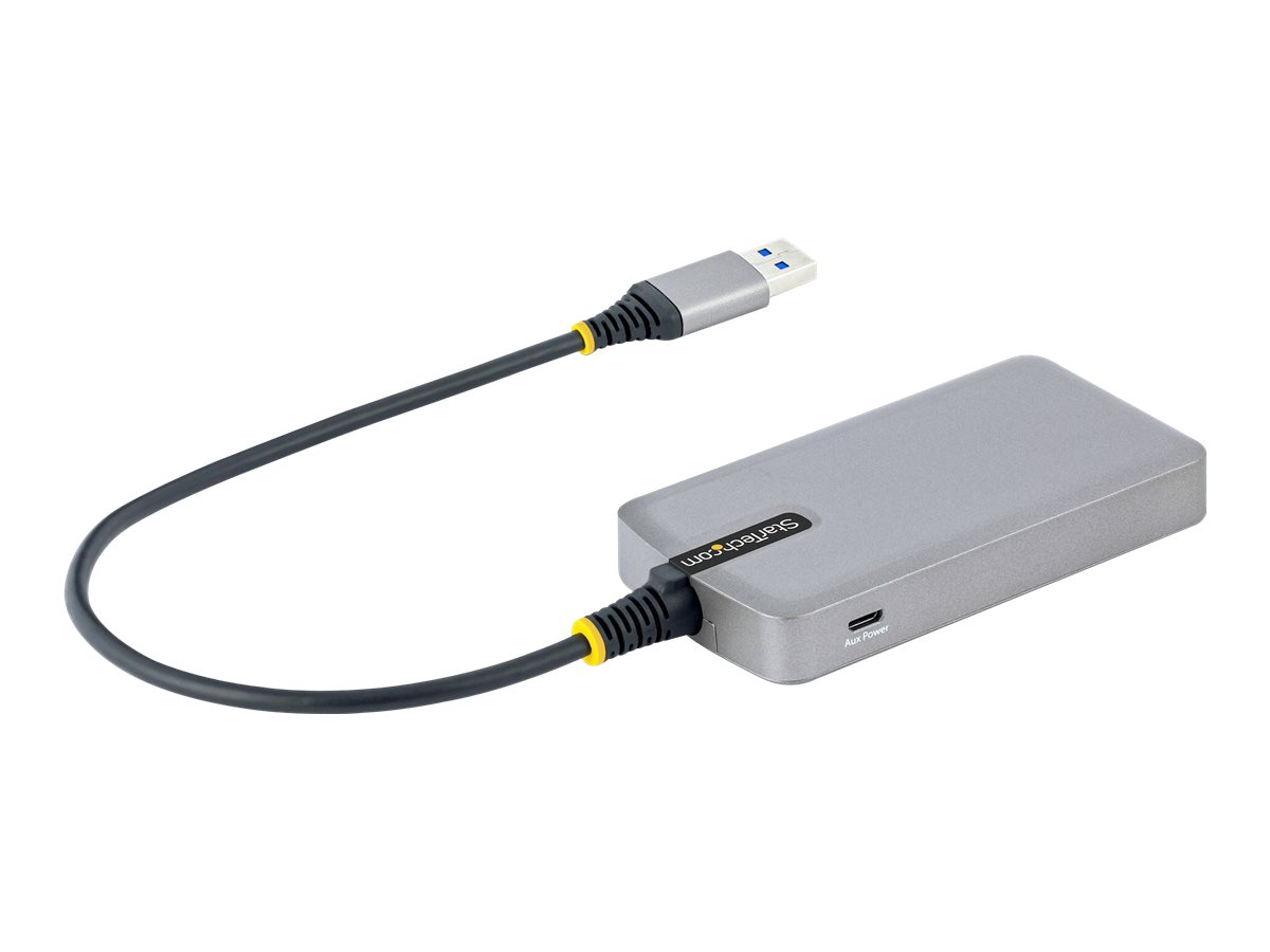 StarTech.com 4-Port USB 3.0 Hub - USB Hub 5Gbit/sUSB Verteiler/Splitter - Hub - 4 x USB 3.2 Gen 1 + 1 x micro-USB - Desktop