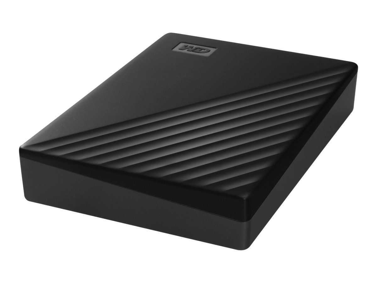 WD My Passport WDBPKJ0040BBK - Festplatte - verschlüsselt - 4 TB - extern (tragbar)USB 3.2 Gen 1 - 256-Bit-AES - Schwarz