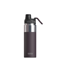 Asobu Alpine Flask, 530 ml, Wandern, Burgund, Edelstahl, Erwachsener, Mann/Frau
