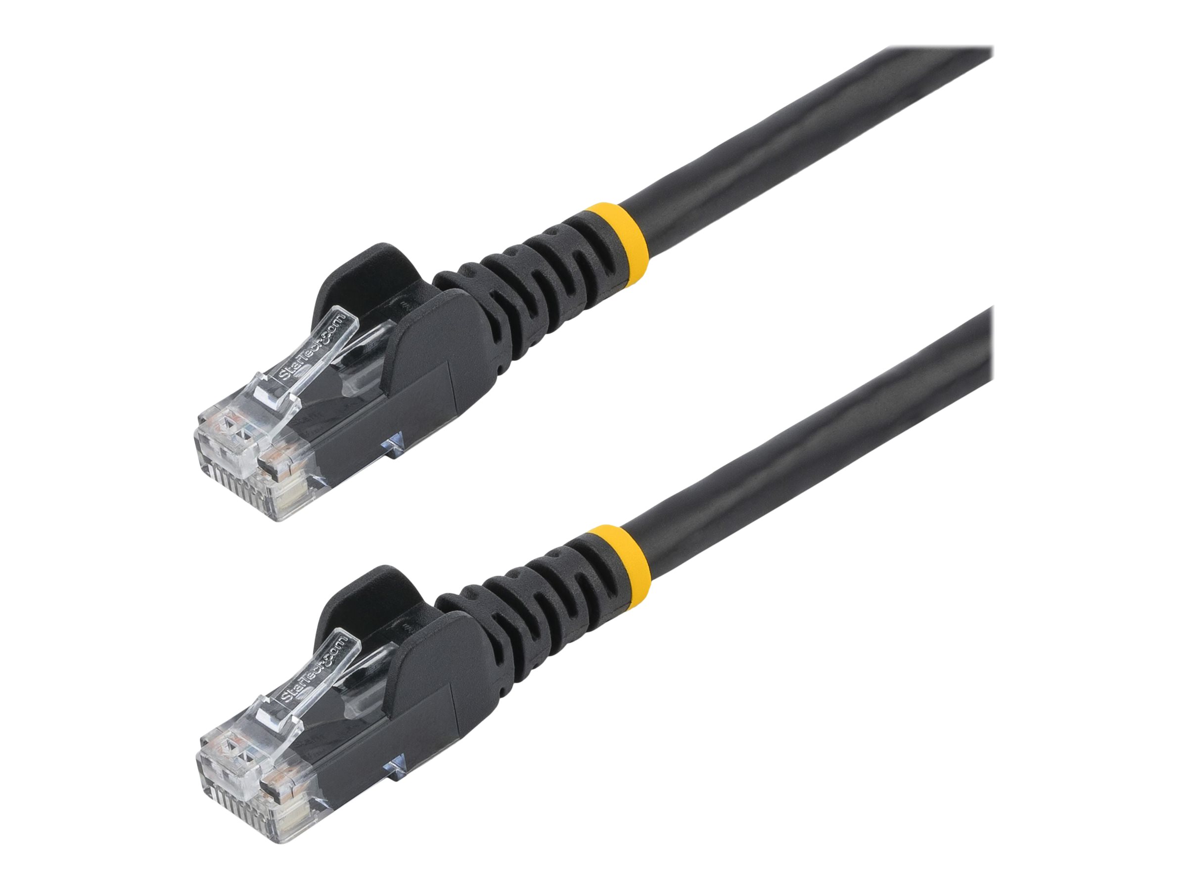 StarTech.com 2m Netzwerkkabel CAT6 - LSZH (Low Smoke Zero Halogen)10 Gigabit 650MHz 100W PoE RJ45 10GbE UTP Lan Kabel - Schwarz - CAT 6 - ETL Zertifizierung - 24AWG (N6LPATCH2MBK) - Patch-Kabel - RJ-4