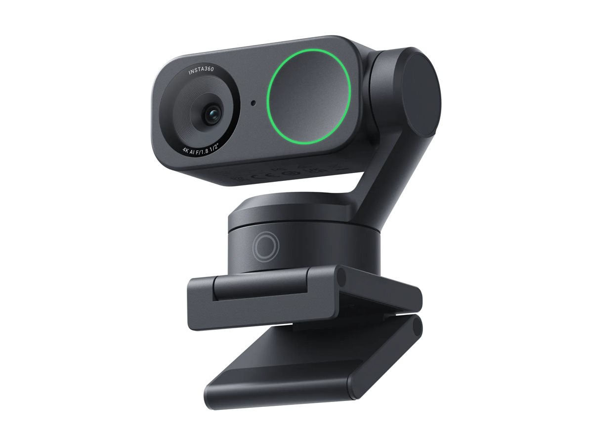 Insta360 Link 2 - Webcam - schwenken / neigenFarbe - 4096 x 2160 - Audio - H.264 - MJPEG - DC 5 V