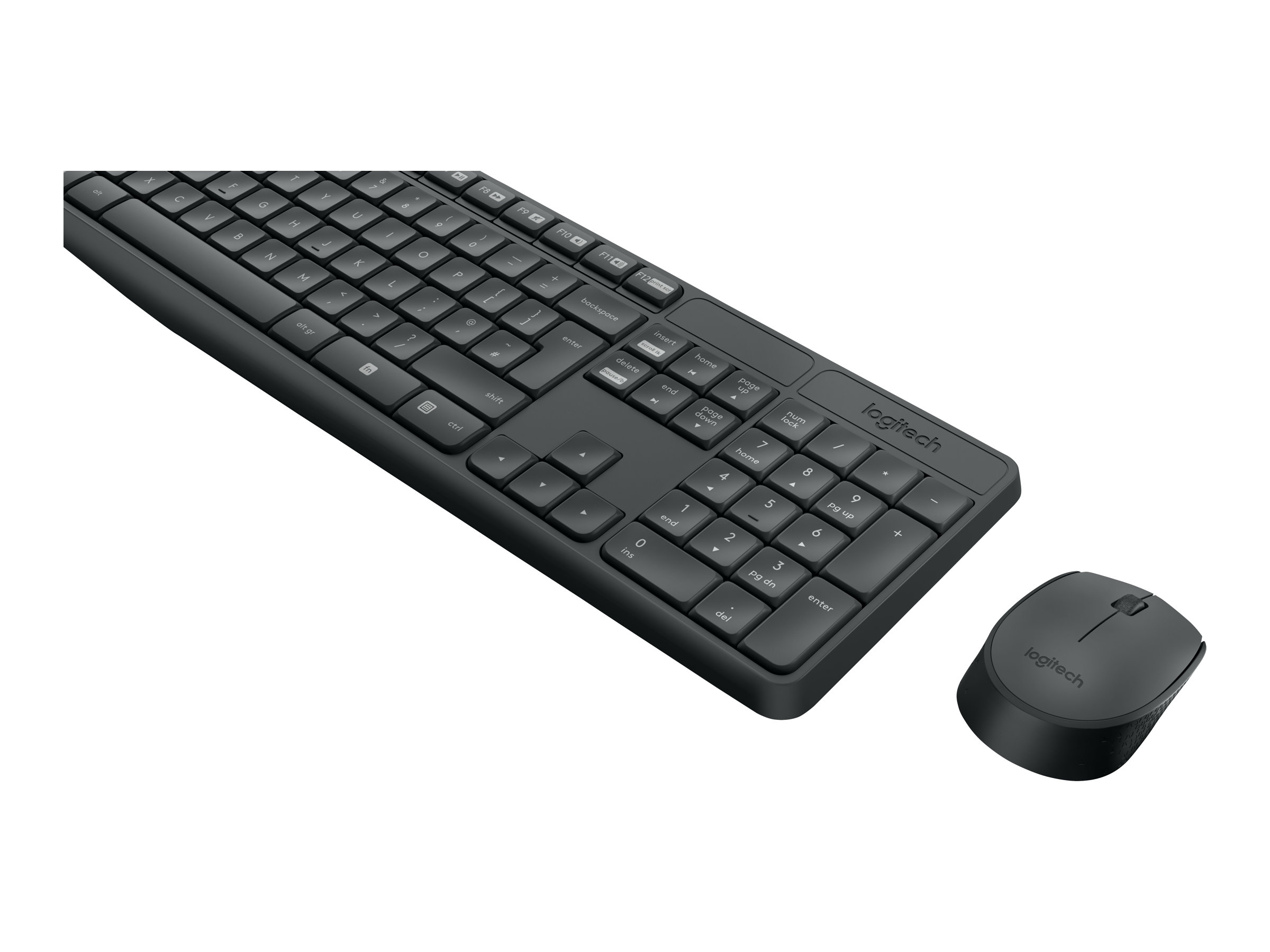 Logitech MK235 - Tastatur-und-Maus-Set - kabellos2.4 GHz - US International