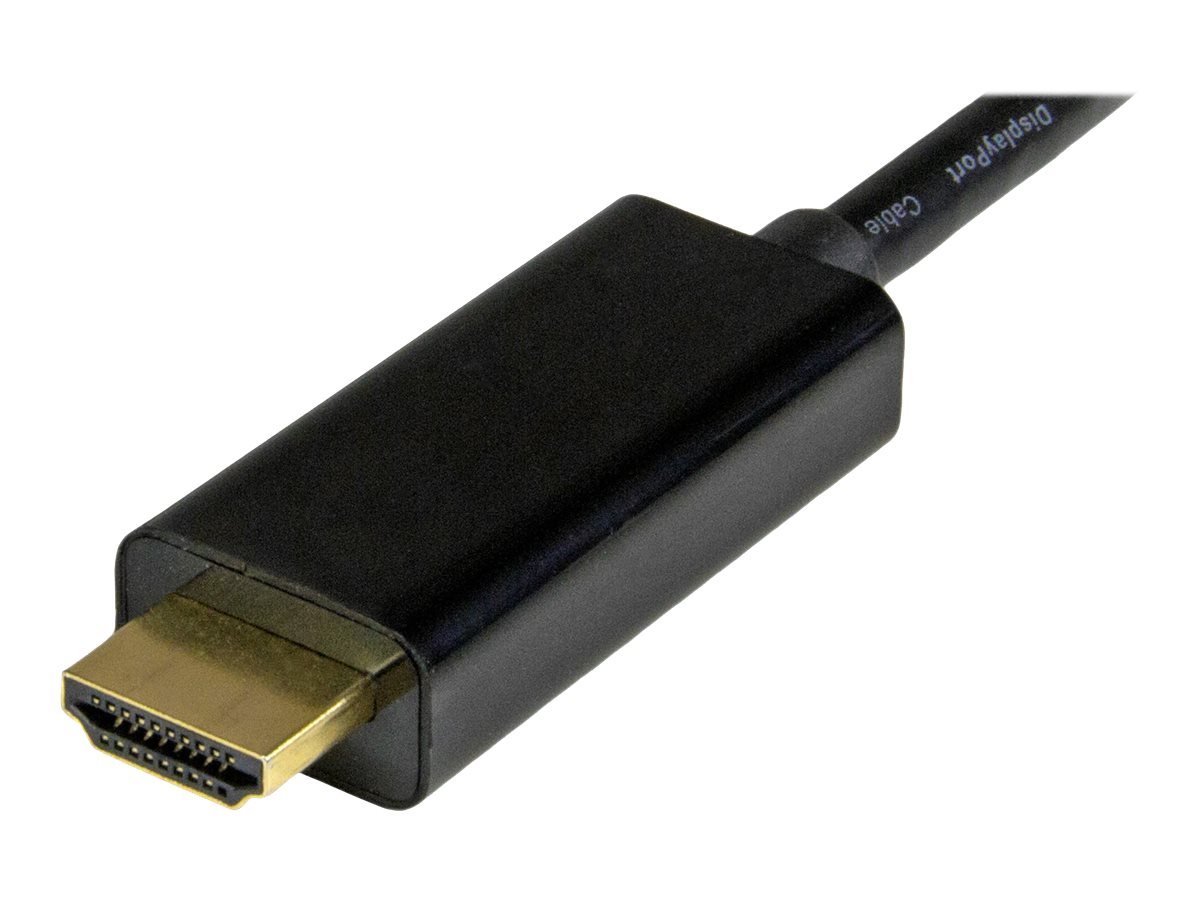 StarTech.com 2m Mini DisplayPort auf HDMI KonverterkabelmDP zu HDMI Adapter mit Kabel Ultra HD 4K - Adapterkabel - Mini DisplayPort männlich zu HDMI männlich - 2 m - Schwarz - 4K Unterstützung