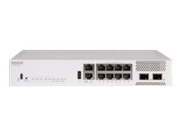 Ruckus ICX 8200-C08PF - Switch - L3 - managed - 8 x 10/100/1000 (PoE+)+ 2 x 1 Gigabit / 10 Gigabit SFP+ (Uplink / Stacking) - Desktop - PoE+ (124 W)