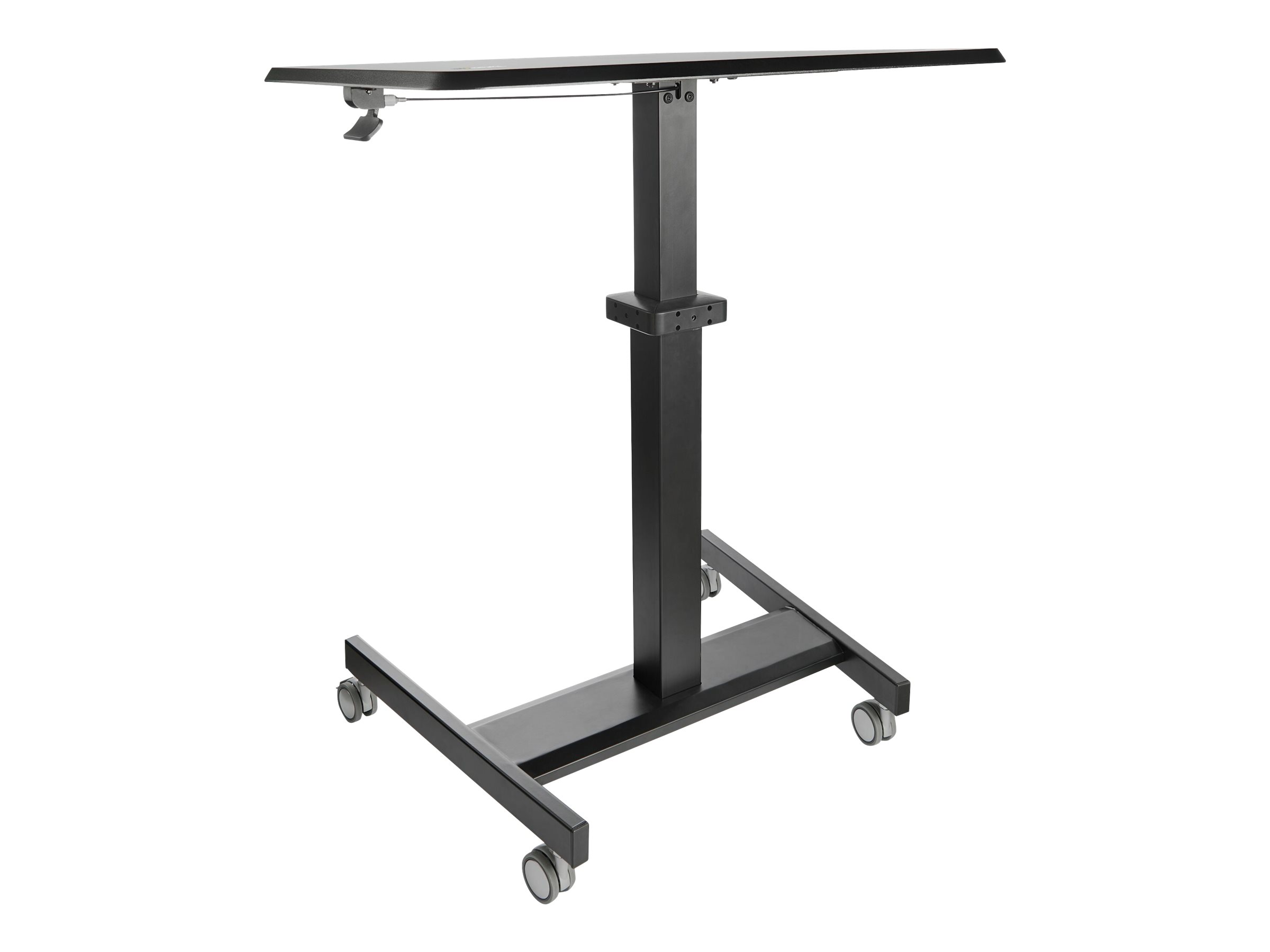StarTech.com Startech Höhenverstellbarer Schreibtisch - Sit Stand Workstation - Ergonomischer Stehpult mit Rollen - One-Touch-Lift für Lehrer/Schüler (STSCART2)Sitz-/ Stehtisch - mobil - elektrische H