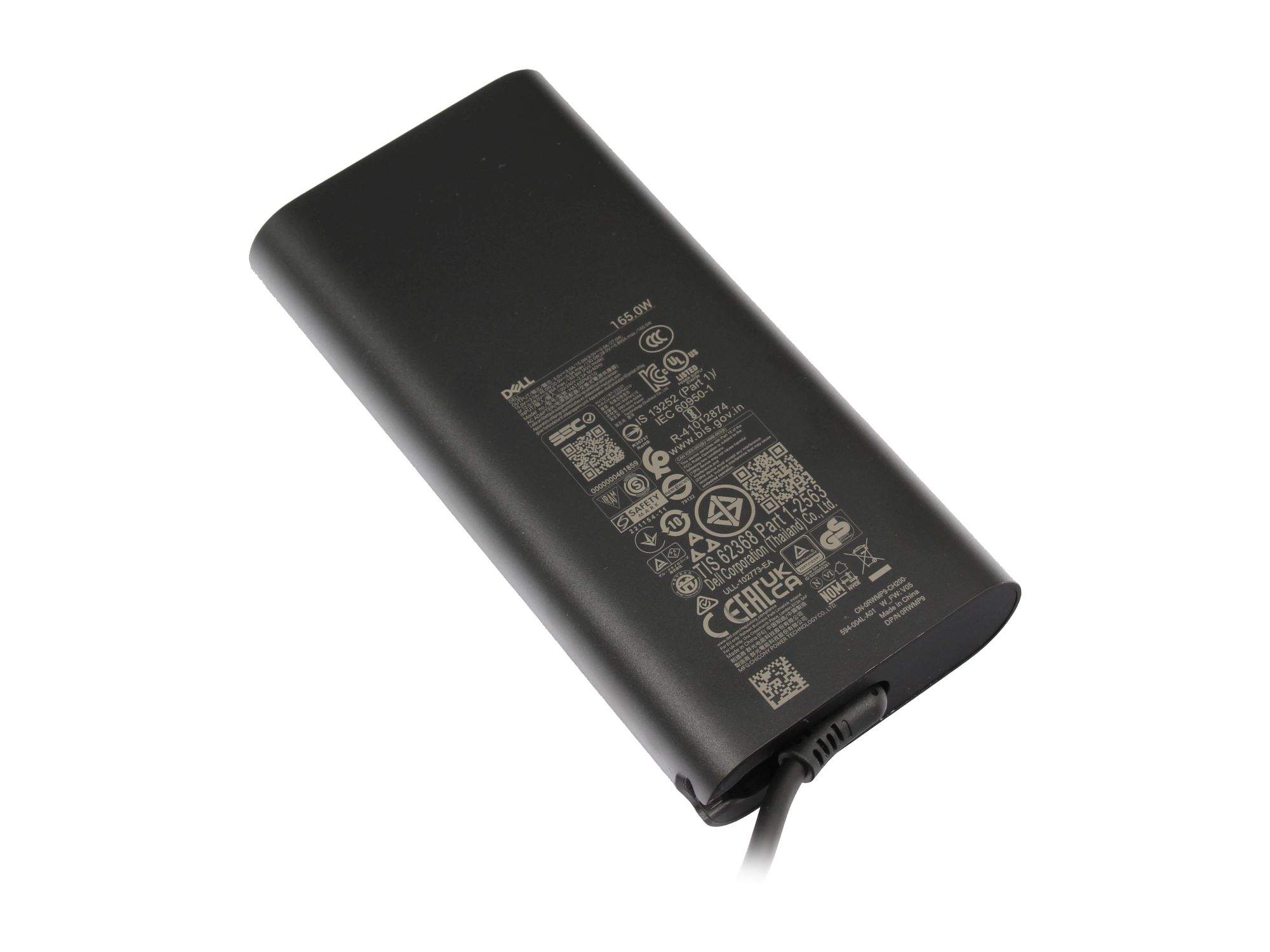 Dell  USB-C Netzteil - GaN, mit StromkabelAC - 165 Watt - Europa - für Precision 5680 - 5690; Pro Max 16 Plus MB16250 - 16 Premium MA16250 - 18 Plus MB18250