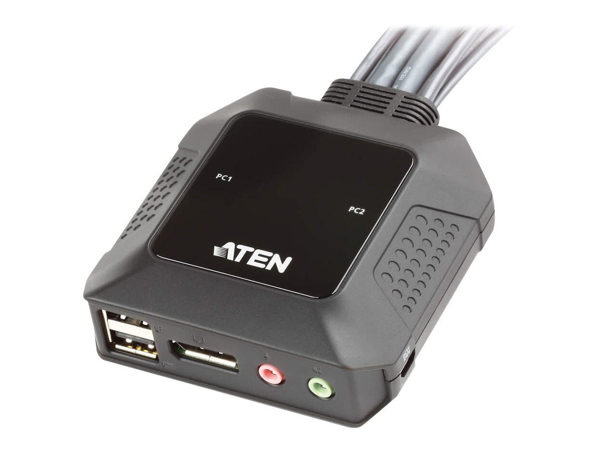 ATEN CS22DP - KVM-/Audio-/USB-Switch - 2 x KVM/Audio/USB