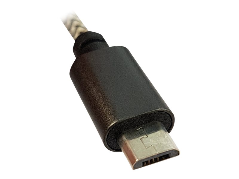 LC-Power USB-Kabel - USB (M) zu Micro-USB Typ B (M)2 A - 1 m - Disco Glitter
