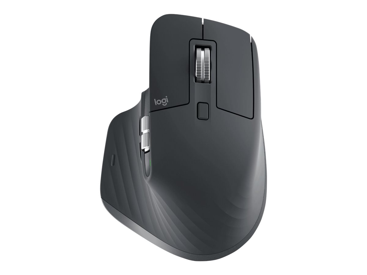 Logitech Master Series MX Master 3S for BusinessMaus - ergonomisch - Für Rechtshänder - optisch - 7 Tasten - kabellos - Bluetooth - Logitech Logi Bolt USB-Empfänger - Graphite