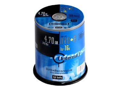 Intenso 100 x DVD+R - 4.7 GB 16x - Spindel