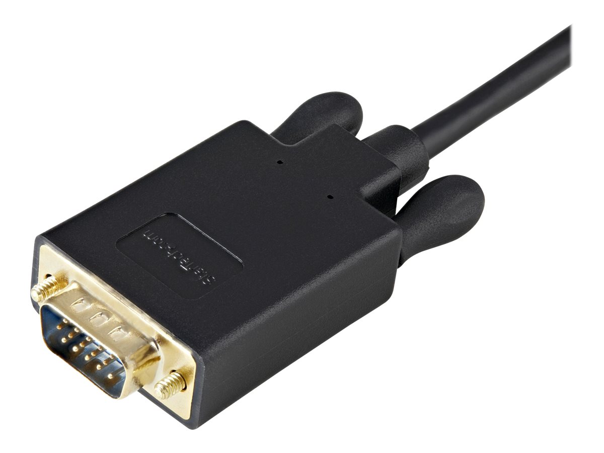 StarTech.com 3ft DisplayPort to VGA Adapter Cable - 1920x1200 - Active DisplayPort (DP)Computer or Laptop to VGA Monitor or TV Display (DP2VGAMM3B) - Adapterkabel - DisplayPort (M) eingerastet zu HD-1