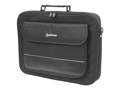 IC Intracom Manhattan Empire Laptop Bag 17.3", Clamshell design, Accessories Pocket, Shoulder Strap (removable)Notebook Case - Black -  - Notebook-Tasche - 43.2 cm (17")