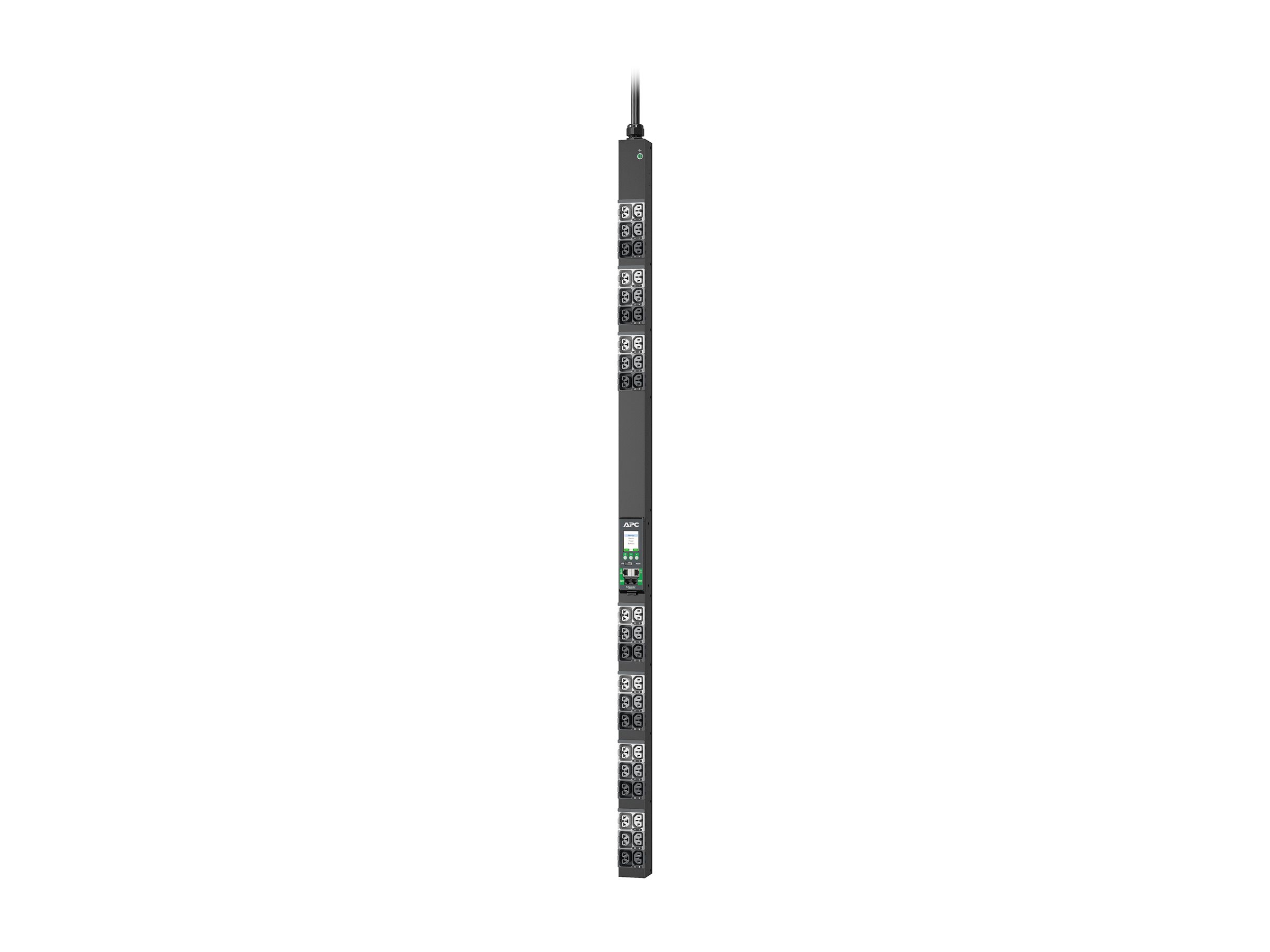 APC NetShelter Rack PDU Advanced - Stromverteilungseinheit (Rack - einbaufähig)gemessen - AC 400/415 V - 11.5 kW - 11500 VA - 3 Phasen - Ethernet 10/100/1000 - Ethernet 10/100 - Eingabe - Eingang IEC