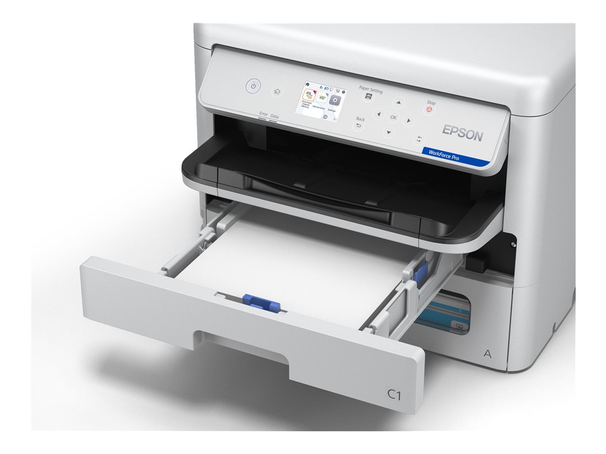 Epson WorkForce Pro EP-C800RDW - Drucker - Farbe - Duplex - Tintenstrahl - A4/Legal - 4800 x 1200 dpi - bis zu 25 Seiten/Min. (einfarbig)/bis zu 25 Seiten/Min. (Farbe) - Kapazität: 330 Blätter - USB 2