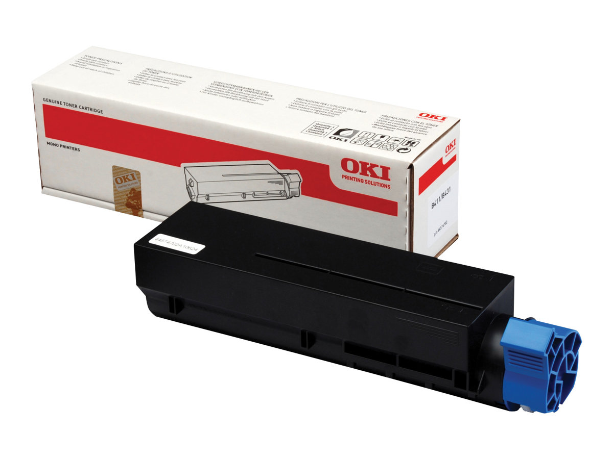 OKI Schwarz - original - Tonerpatrone - fürB411 - 431; COREFIDO B411 - B431; MB461 - 471 - 491