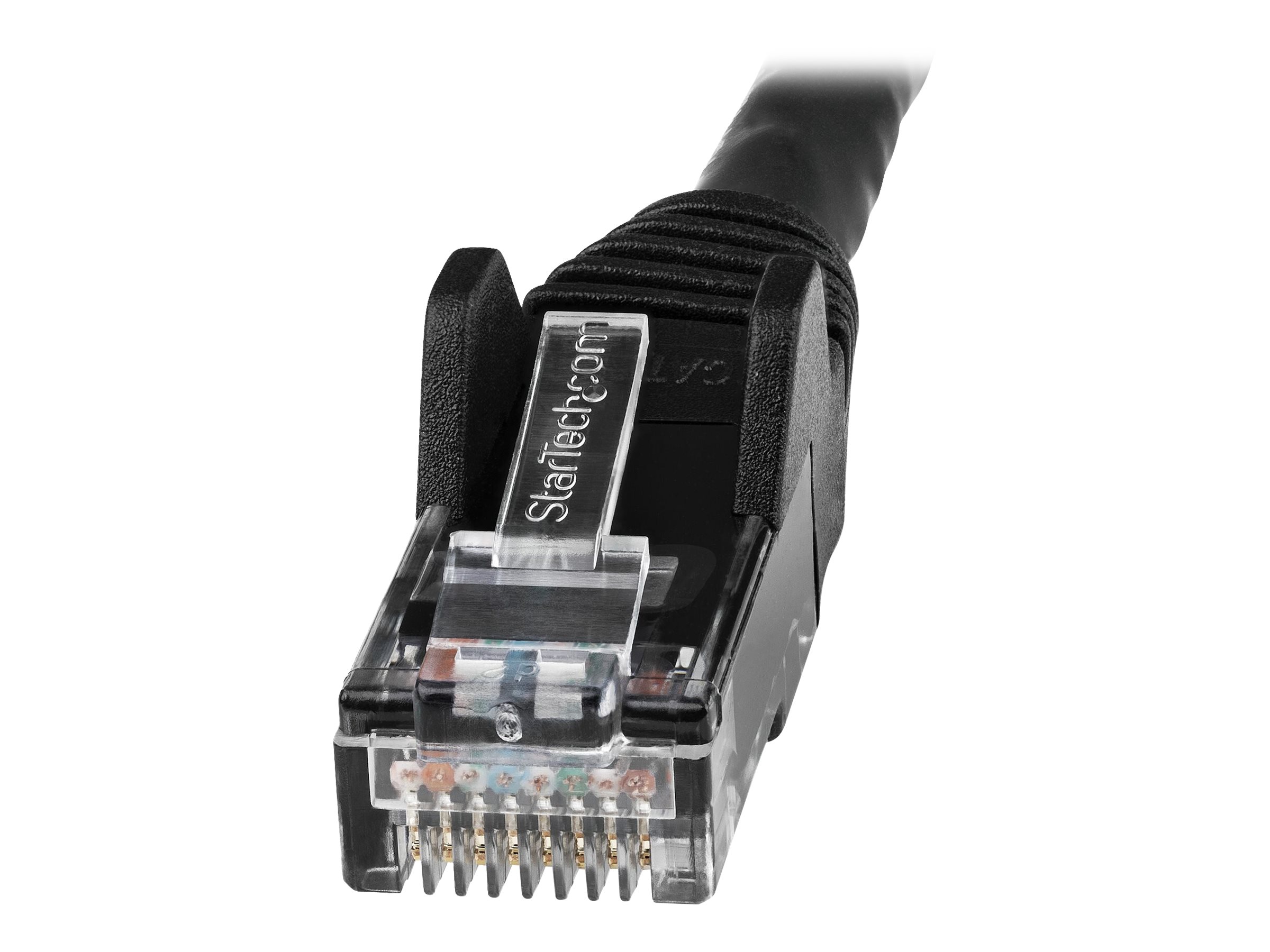 StarTech.com 1m Netzwerkkabel CAT6 - LSZH (Low Smoke Zero Halogen)10 Gigabit 650MHz 100W PoE RJ45 10GbE UTP Lan Kabel - Schwarz - CAT 6 - ETL Zertifizierung - 24AWG (N6LPATCH1MBK) - Patch-Kabel - RJ-4