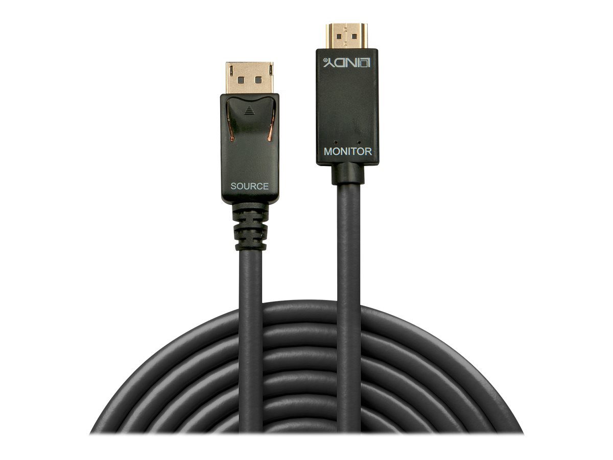 Lindy Adapterkabel - DisplayPort männlich zuHDMI männlich - 2 m