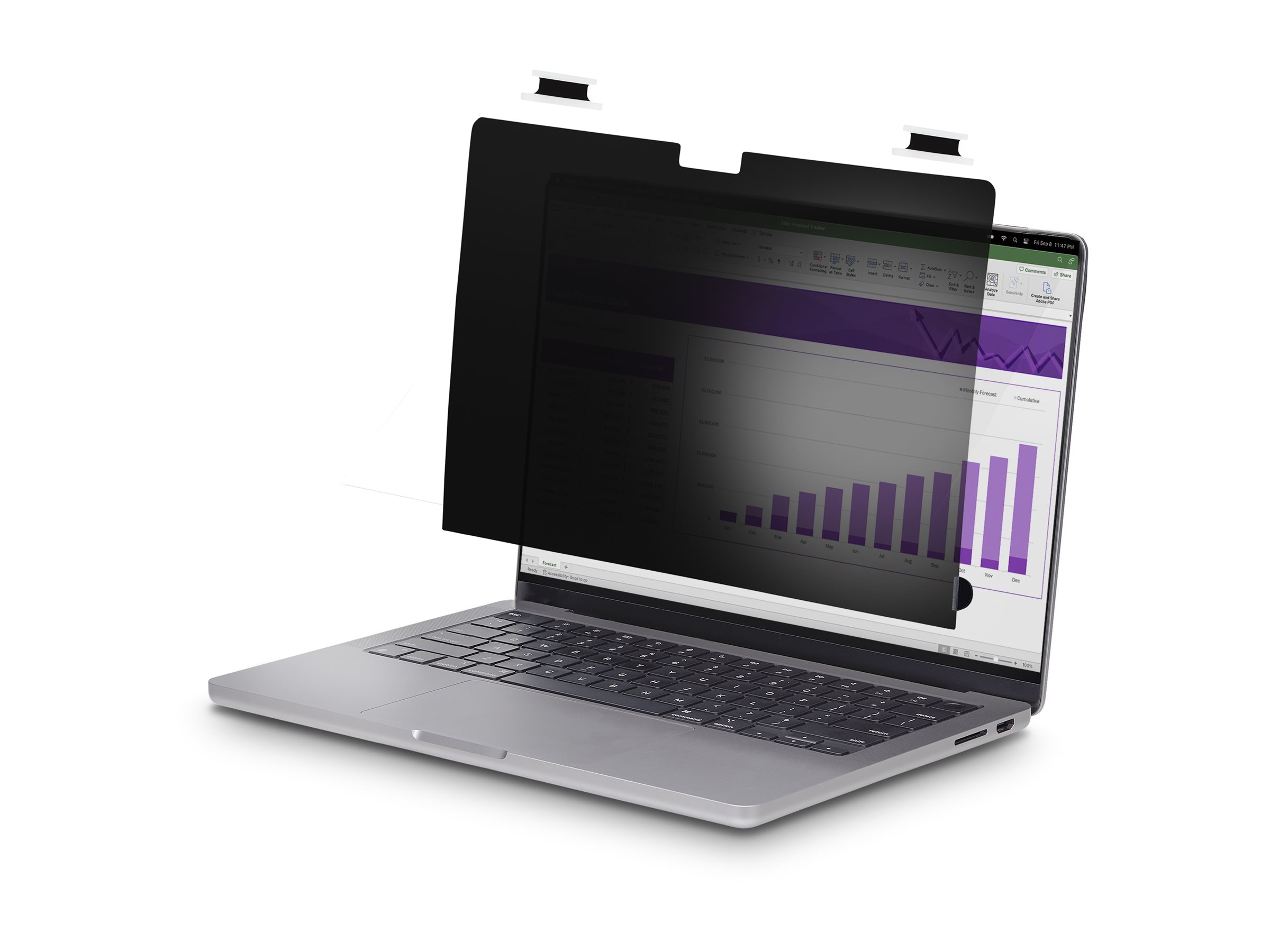 StarTech.com 14" MacBook Pro 21/23 Laptop Sichtschutzfolie/Filter - Blickschutzfilter für Notebook (horizontal)35.6 cm (14") - durchsichtig - für Apple MacBook Pro (14.2 Zoll - Early 2023 - Spätes Jah