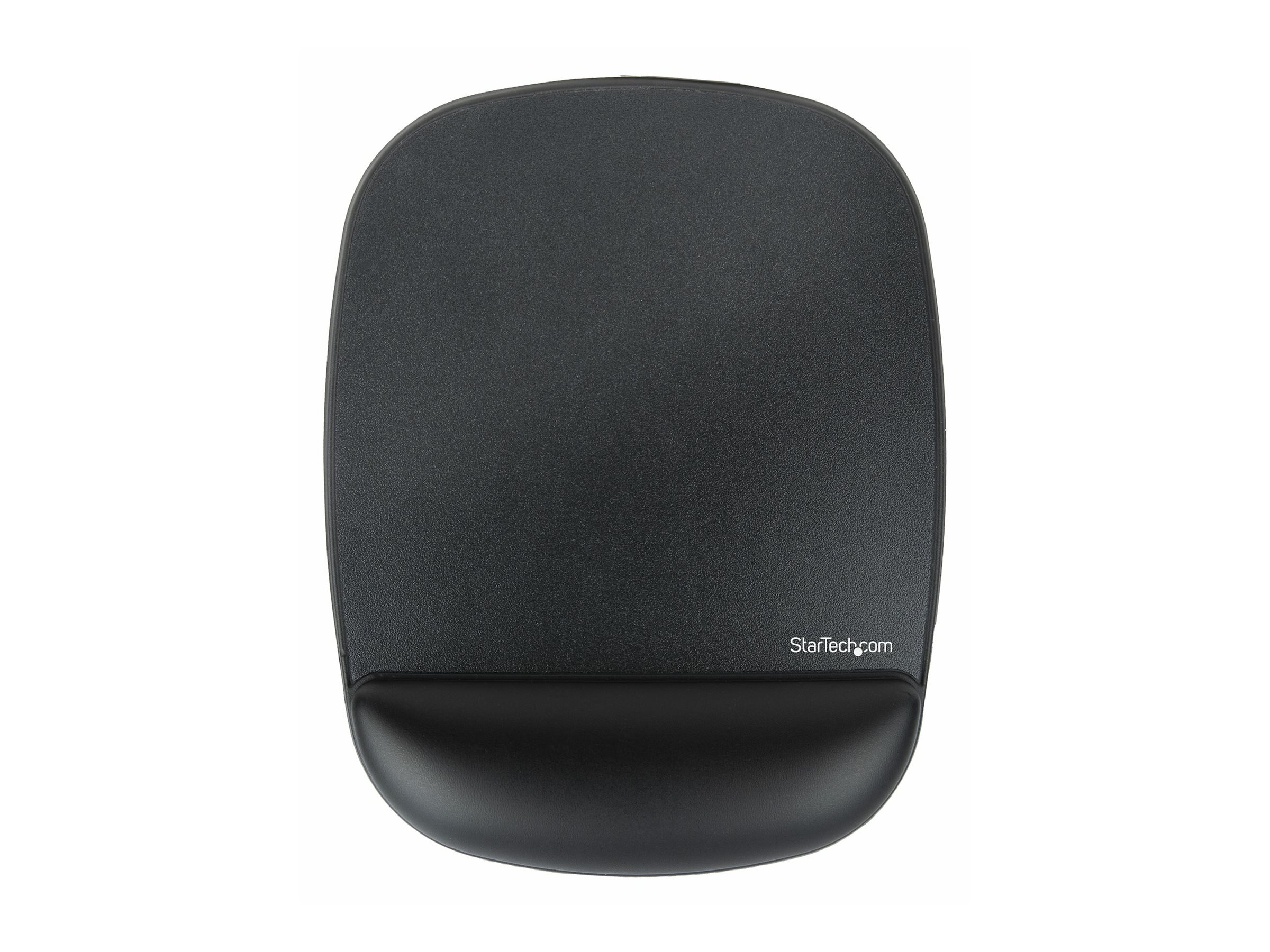 StarTech.com Ergonomisches Mauspad mit Gelkissen, 17x18x2cm, Gepolstertes Gel Mauspad für ergonomischer Arbeitsplatz mit Handgelenkauflage und rutschfeste PU-Basis unterlage (B-ERGO-MOUSE-PAD)Mauspad