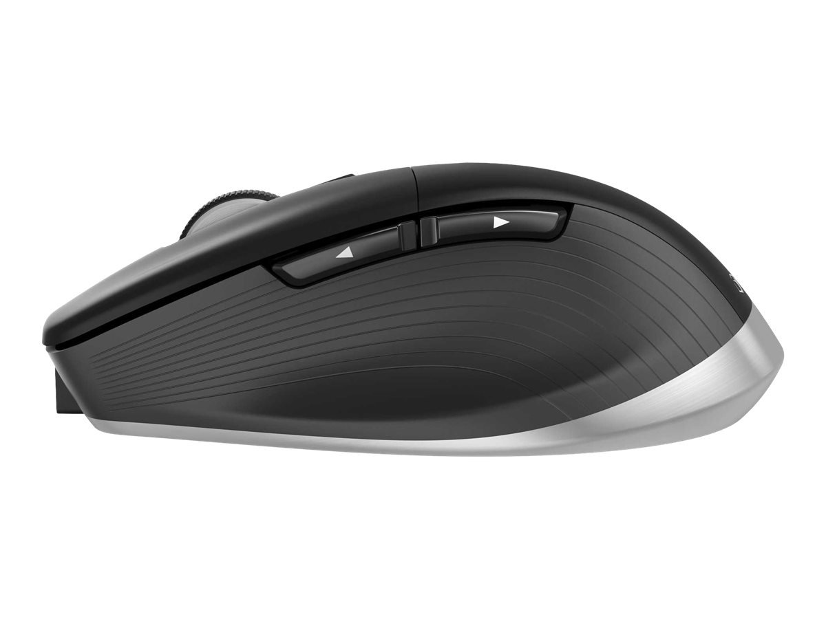 3Dconnexion CadMouse Pro Wireless - Maus - ergonomisch - 7 Tasten - kabellos - Bluetooth, 2.4 GHz - kabelloser Empfänger (USB)Optisch - 7 Tasten - Bluetooth - USB Typ C - Mausrad - Schwarz - England -