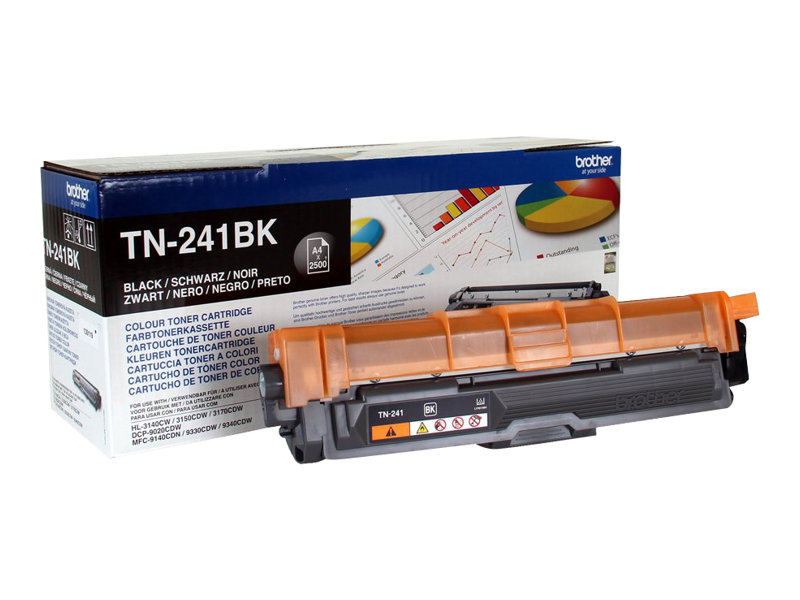 Brother TN241BK - Schwarz - original - Tonerpatronefür Brother DCP-9015CDW - DCP-9020CDW - HL-3150CDW - MFC-9140CDN