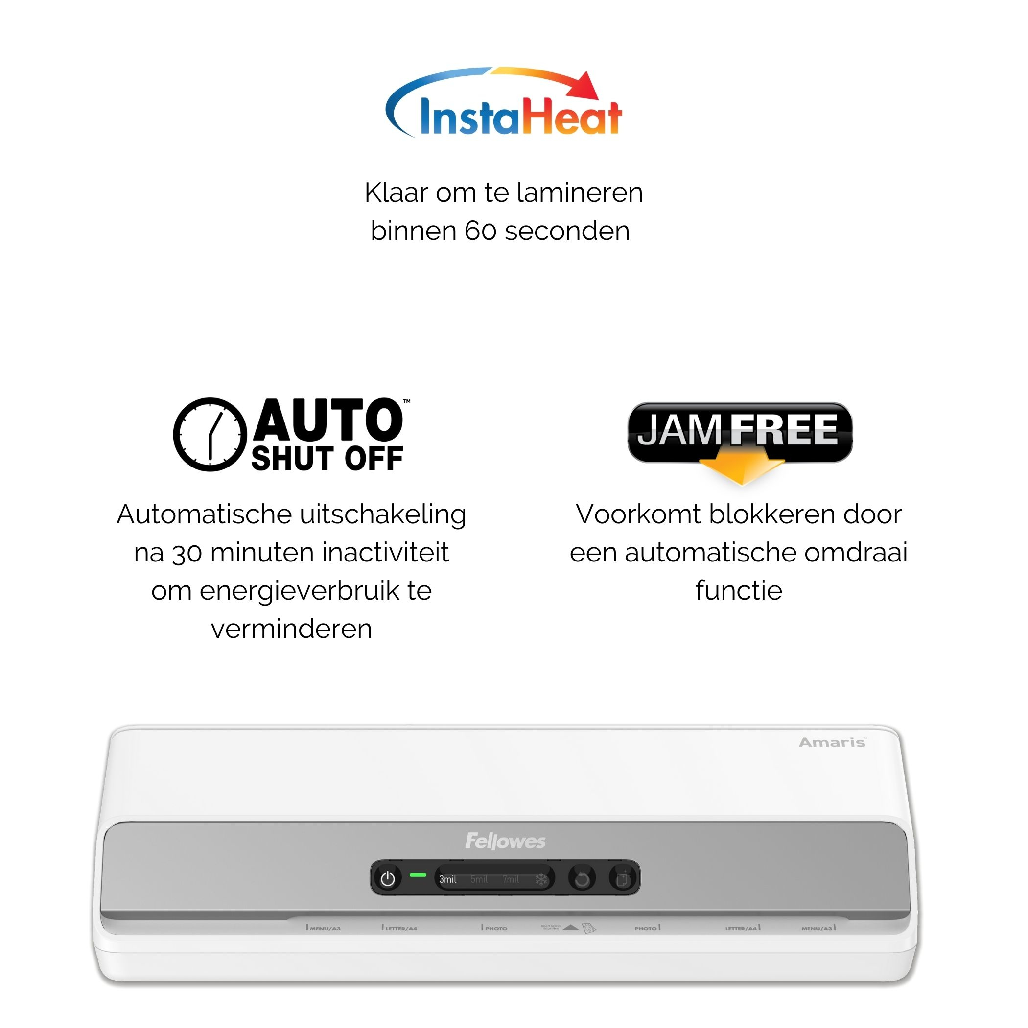 Fellowes Amaris A3 - Laminator - Heiß- oder KaltlaminiererBeutel - 32 cm