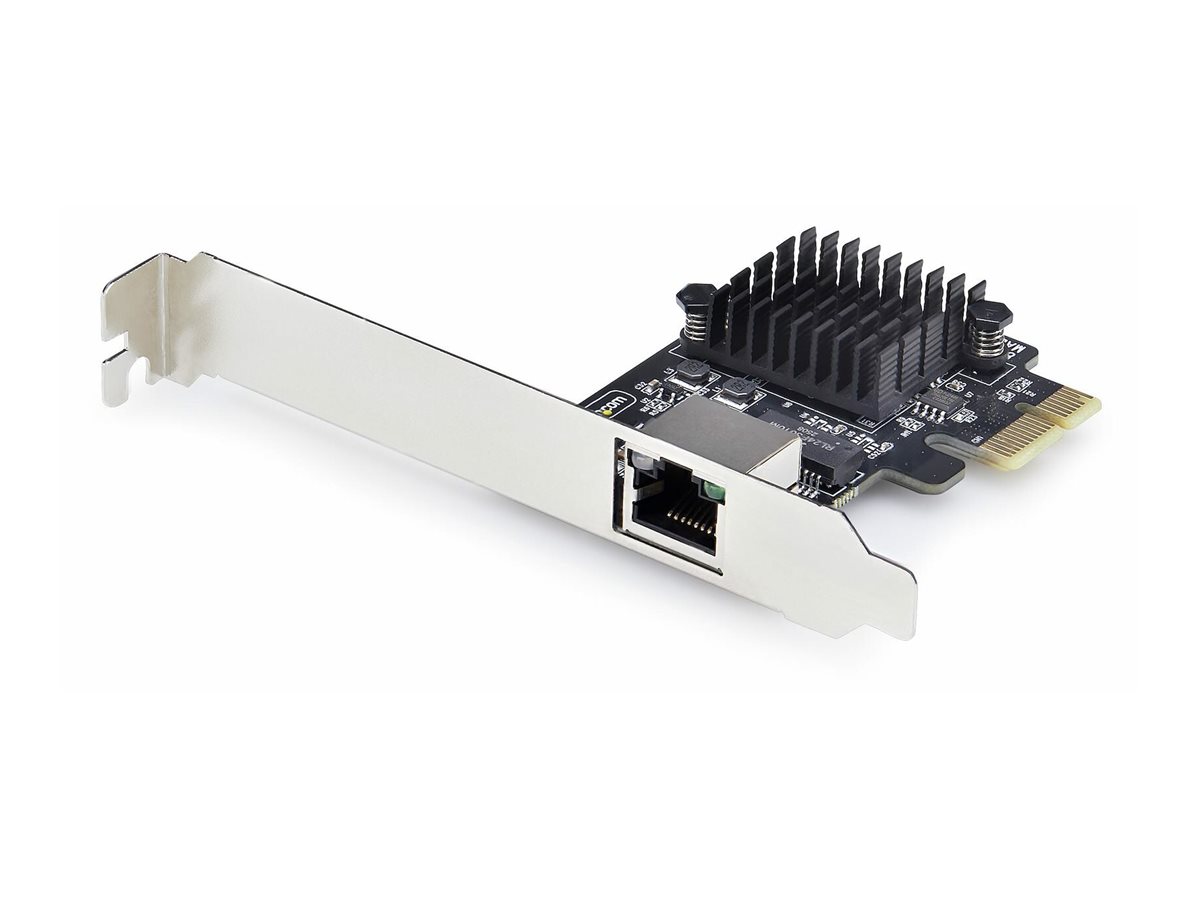 StarTech.com Startech 1-Port 5G Gigabit PCIe Network AdapterCard - TAA Compliant - Netzwerkadapter - PCI Express 3.1 x1 Low-Profile - 5GBase-T x 1 - Schwarz - TAA-konform